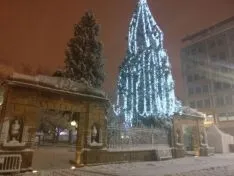La nieve en la capital. Ángel Ortiz
