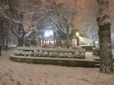 La nieve en la capital. Ángel Ortiz