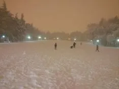 La nieve en la capital. Ángel Ortiz