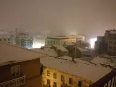 La nieve en la capital. Ángel Ortiz