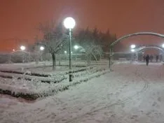 La nieve en la capital. Ángel Ortiz