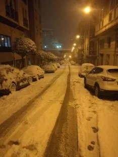 La nieve en la capital. David Ferreiro