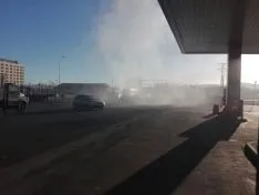 Foto 14 - Desalojados los viajeros de un autob&uacute;s en el Caballo Blanco
