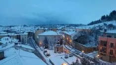 Domingo de nieves en Soria.