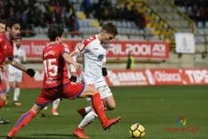Una jugada del partido. LFP