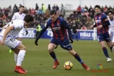 Una de las jugadas del partido. LFP