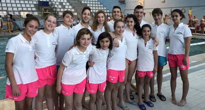 El Club Natación Soriano, subcampeón en Segovia