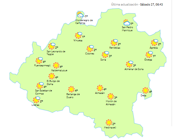 Fin de semana soleado pero frío