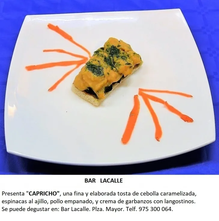 Una de las tapas que se sirven estos días. 