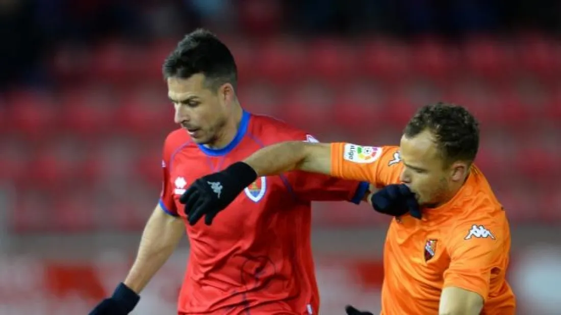 Manu del Moral, autor del primer gol numantino. LaLiga
