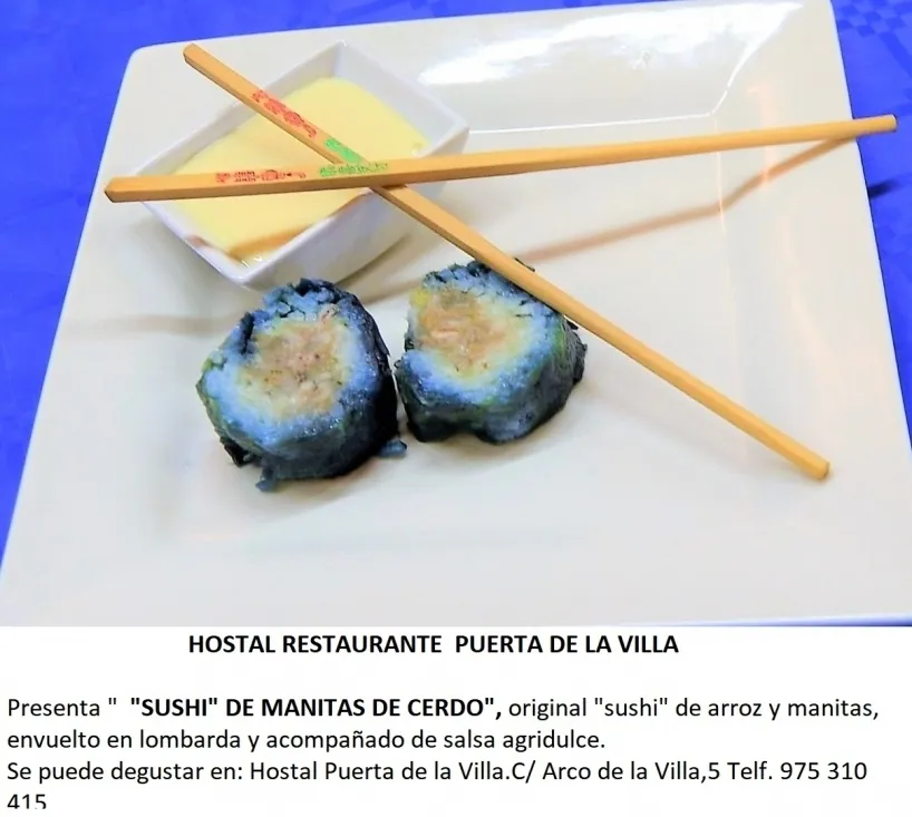 Una de las tapas que se sirven estos días.