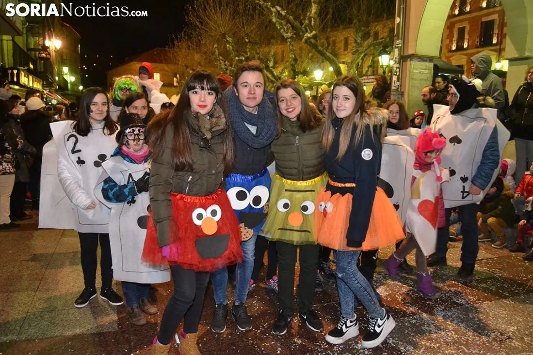 Los sorianos se lo pasan en grande el sábado de Carnaval.
