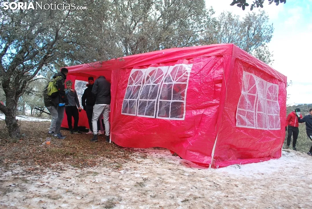 Una imagen del ambiente esta mañana en Los Royales. /SN