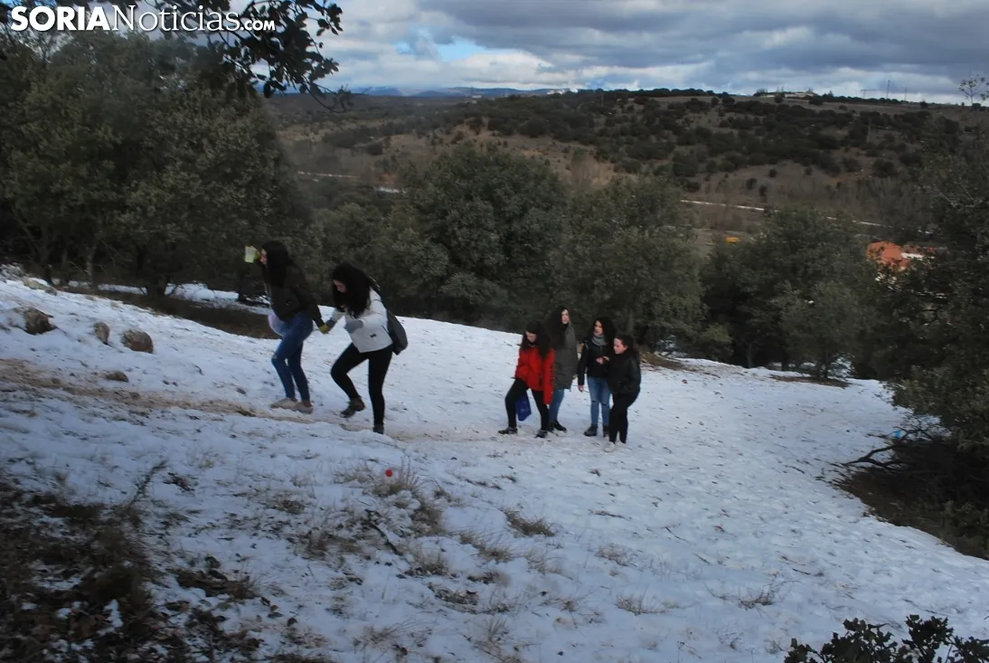 Una imagen del ambiente esta mañana en Los Royales. /SN
