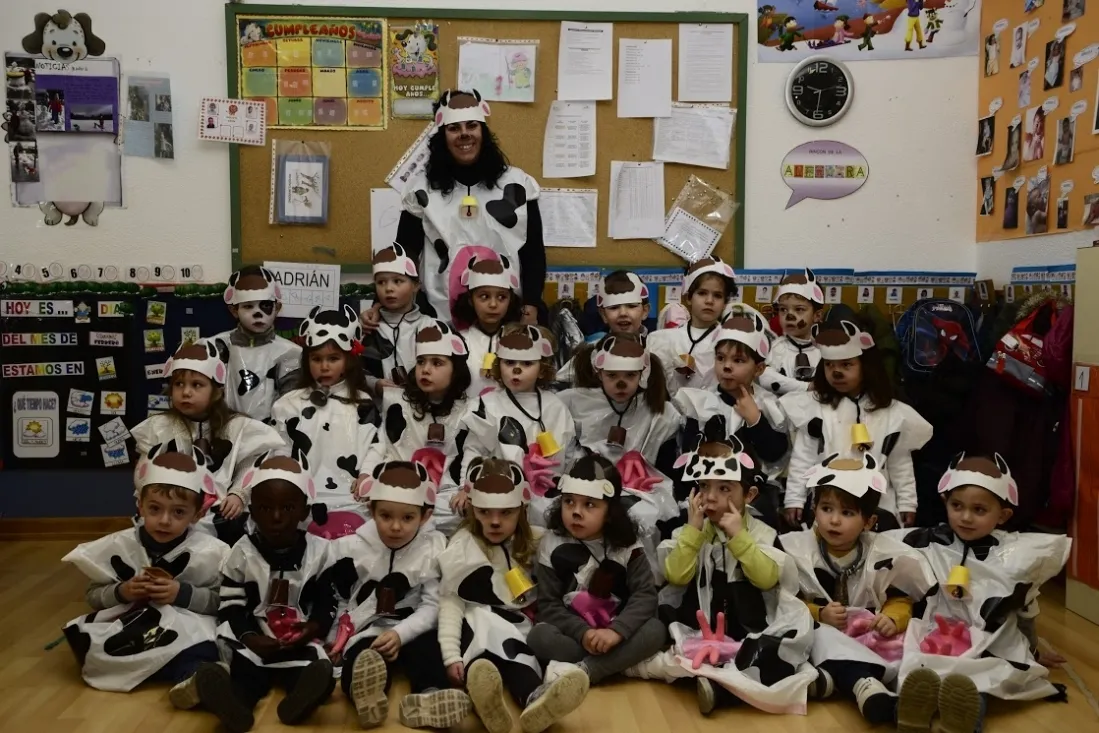Una imagen del carnaval en el colegio. /FdR