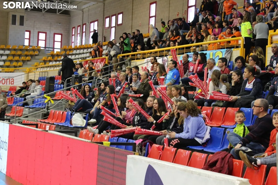 El Unicaja Almería destrozó (0-3) al Urbia Voley Palma en las primeras semifinales de la Copa del Rey en Soria. Bernat Díez. 