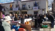 Matanza del cerdo al aire libre en San Leonardo