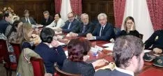 Una imagen de la reunión.