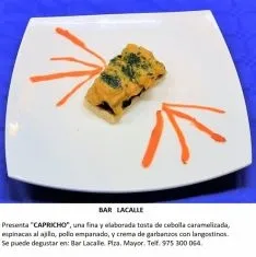 Una de las tapas que se sirven estos días. 