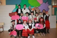 Una imagen del carnaval en el colegio. /FdR