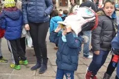Desfile de Cabezudos en el Viernes de Carnaval soriano.
