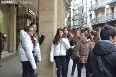 Desfile de Cabezudos en el Viernes de Carnaval soriano.