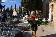 Homenaje a Antonio Machado y Odón Alonso en el Cementerio de Soria.