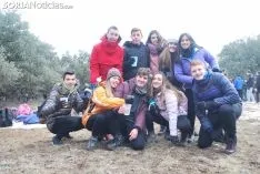 Una imagen del ambiente esta mañana en Los Royales. /SN