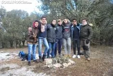 Una imagen del ambiente esta mañana en Los Royales. /SN