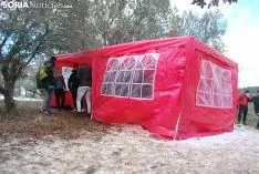 Una imagen del ambiente esta mañana en Los Royales. /SN