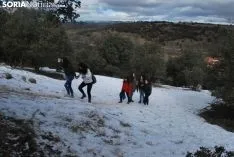Una imagen del ambiente esta mañana en Los Royales. /SN