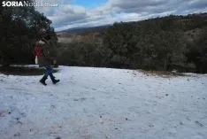 Una imagen del ambiente esta mañana en Los Royales. /SN