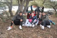 Una imagen del ambiente esta mañana en Los Royales. /SN