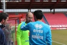 Numancia-Burgos CF en Los Pajaritos. Bernat Díez 