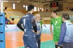 El Unicaja Almería destrozó (0-3) al Urbia Voley Palma en las primeras semifinales de la Copa del Rey en Soria. Bernat Díez. 