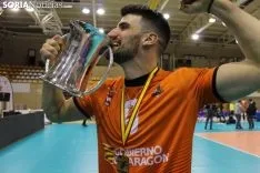 El CV Teruel se adjudica la Copa del Rey en el Pabellón Los Pajaritos, Soria. Bernat Díez.