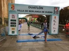 Imágenes de la competición de duatlón de Berlanga. /FedeTriatlonCyl