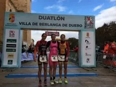 Imágenes de la competición de duatlón de Berlanga. /FedeTriatlonCyl