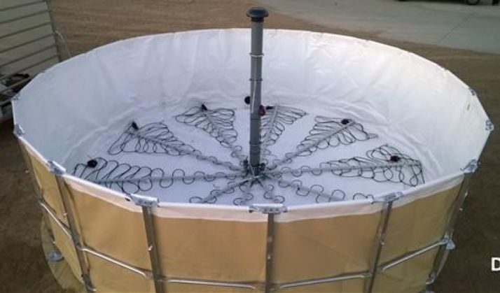 [Fotobiorreactor diseñado por la Universidad de Valladolid. UVa.