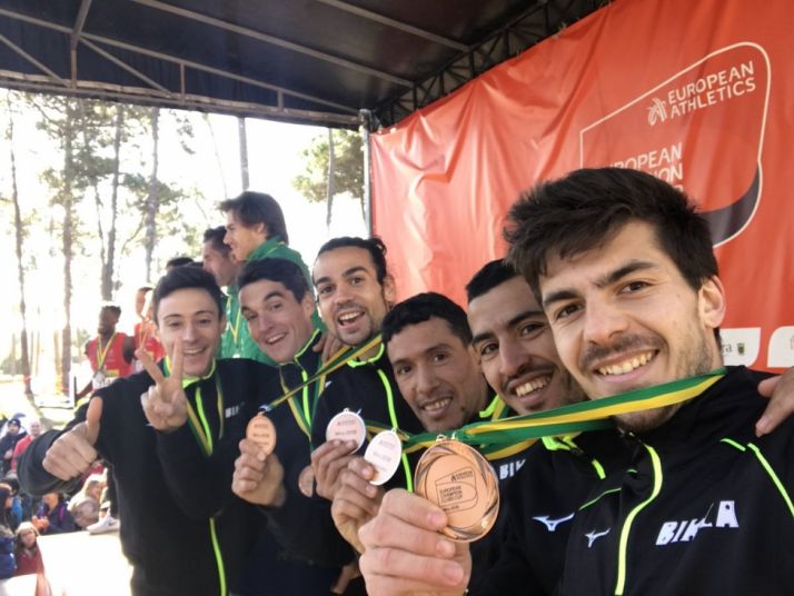 Dani Mateo, campeón de Europa con el Bikila Club Atletismo. Bikila Club Atletismo. 