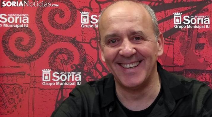 Enrique García, concejal de IU, este lunes. /SN