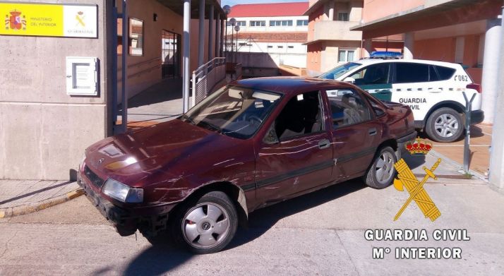 El vehículo utilizado para los robos. /GC