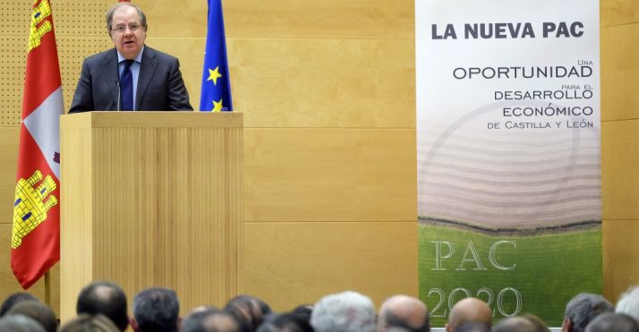 Juan Vicente Herrera, este martes en Valladolid. /Jta.