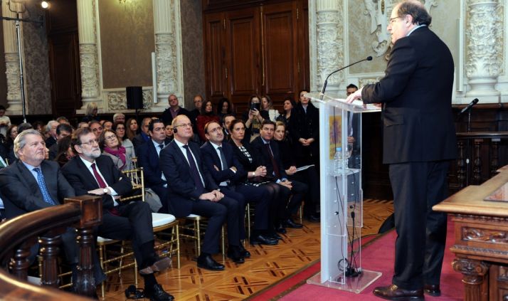 Herrera, durante su intervención en Palencia. /Jta.