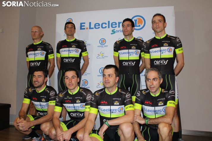 Presentación oficial del E.Leclerc Soria Cycling Team. Bernat Díez. 