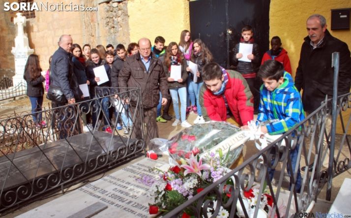 Un homenaje del instituto en El Espino. /SN