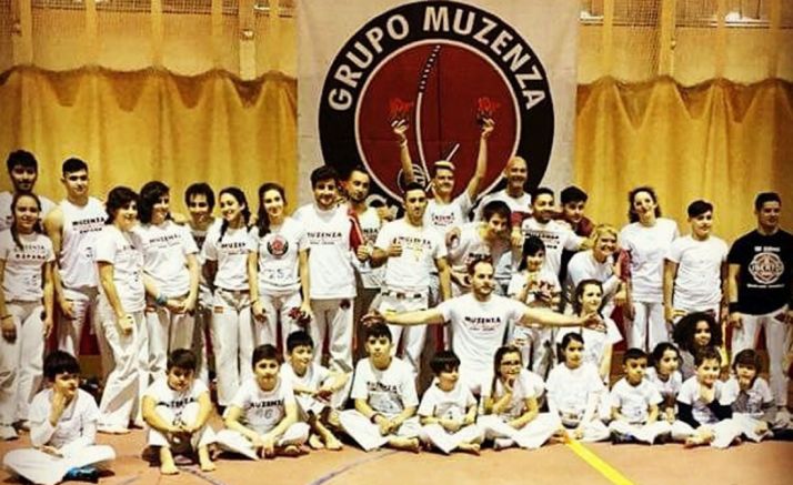 Los atletas sorianos participantes en la prueba.