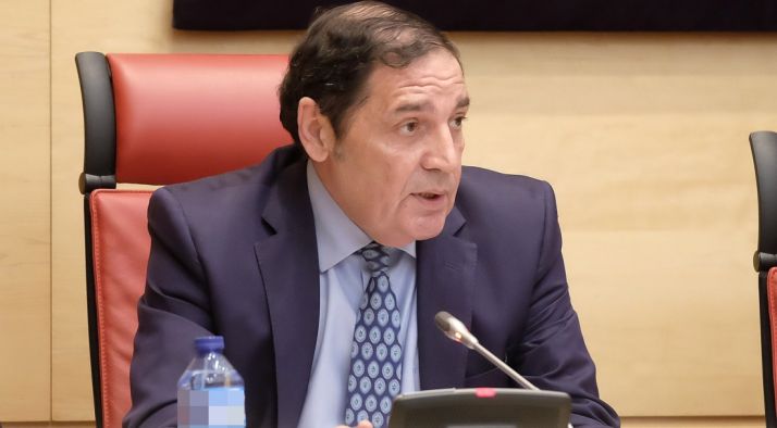 El consejero, en su comparecencia este lunes. 