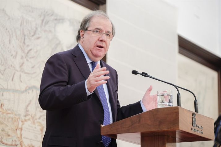 El presidente de la Junta, Juan Vicente Herrera.