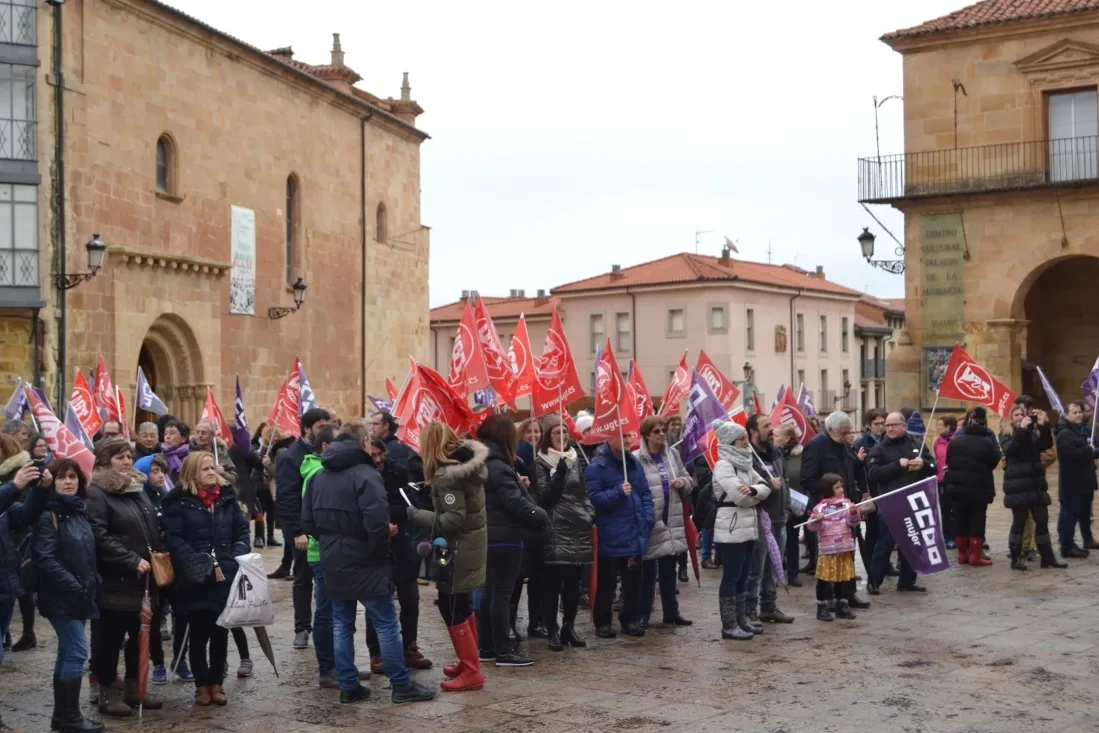 Imágenes del 8-M en Soria. 